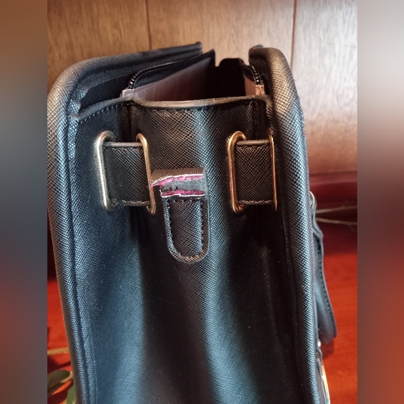 👜 Dasein Purse - large tote black and grey with silver - Picture 8 of 11